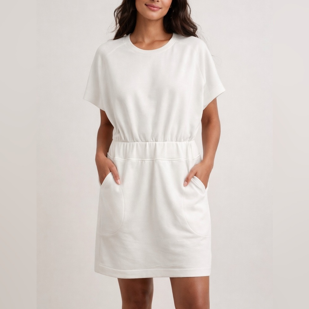 White mini dress with pockets | Graduation | L